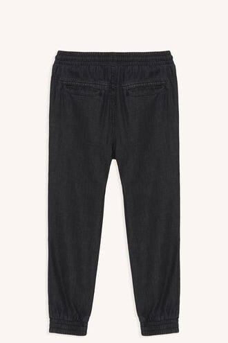 CHAMBRAY SLOUCH PANT in colour ASH